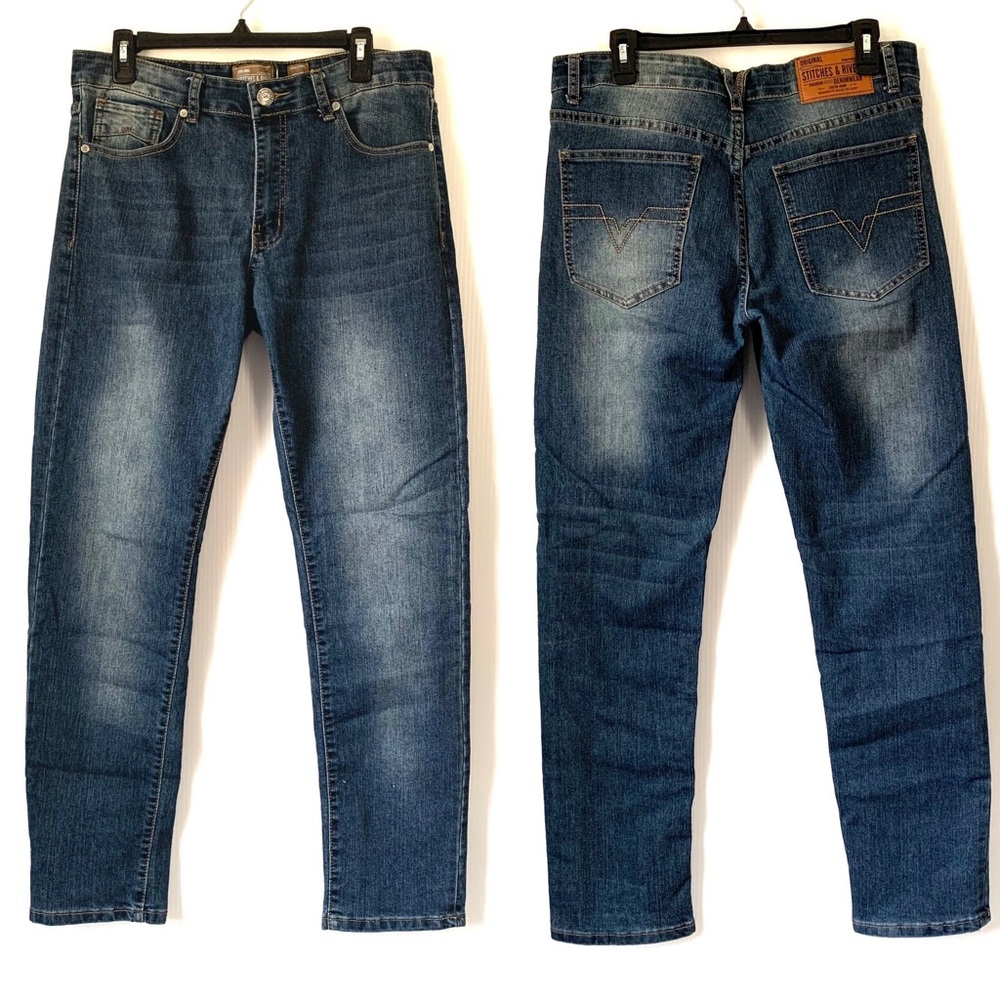 Stitches and Rivets Jeans 32/32 Slim Fit